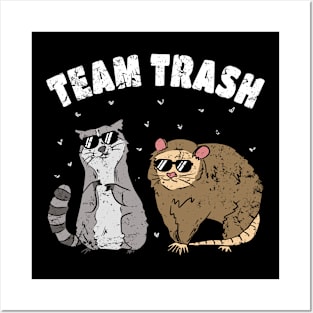 Team Trash Raccoon Rat Posters and Art